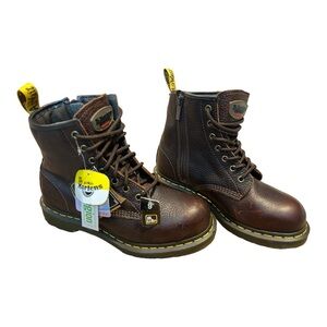 Dr. Marten Industrial Zip Steel Toe Safety Boots Women's Size 9